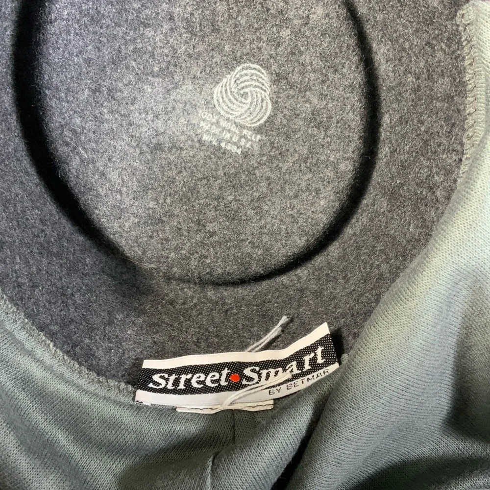 SOLD Vintage Street Smart Betmar Gray Wool Cowgirl Fedora Boater Bolero #B3 - Picture 7 of 9
